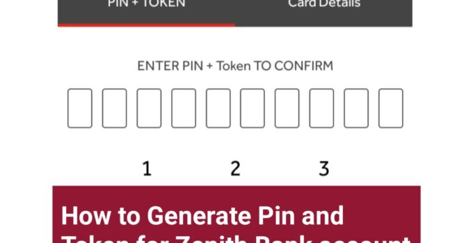 How to Generate Pin + Token for Zenith Bank without Hardware