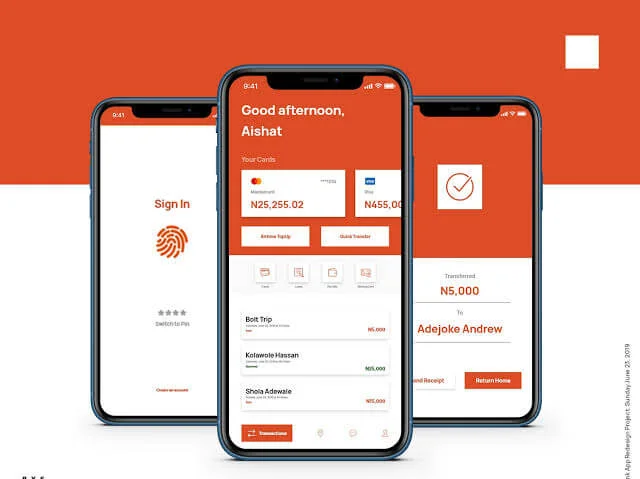 GTB Mobile app and Internet banking